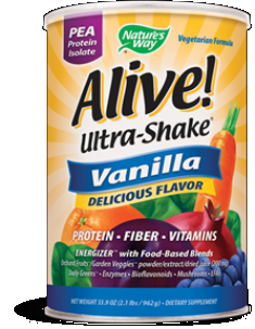 Alive! Pea Protein Shake Vanilla ( 2.1 lbs ) Nature's Way